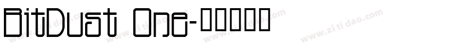 BitDust One字体转换